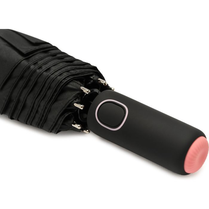 Парасоля Krago складана жіноча LOVE повний автомат чорна (umb-18-001) зображення 6