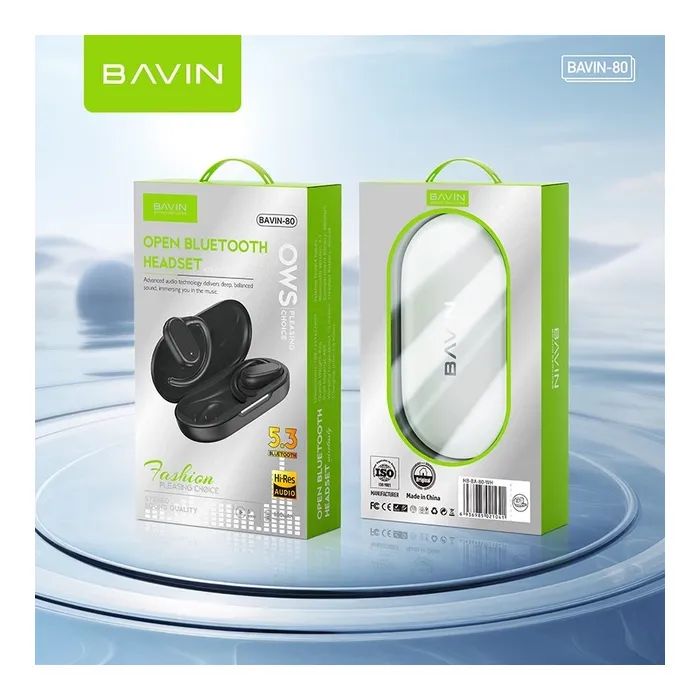 Наушники BAVIN BAVIN-80 Hi-Res Black (HB-BA-80-BK) изображение 9