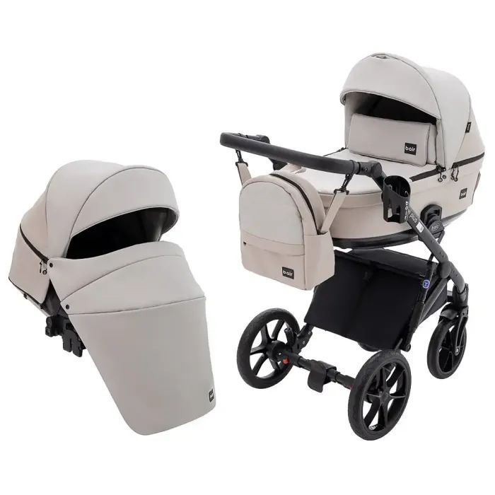 Коляска Bair 2 в 1 Kiwi Plus ECO BKP-15 чорний (680894)