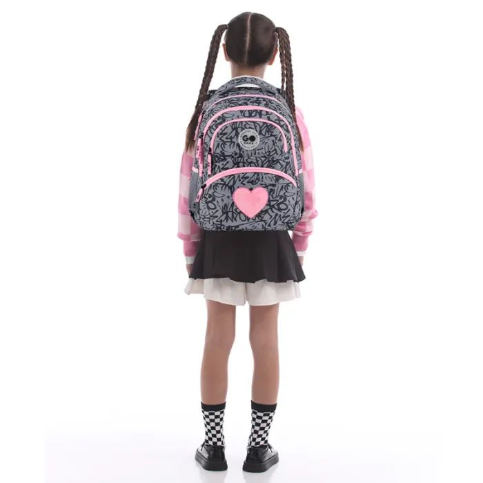 Рюкзак школьный GoPack Education 175M-4 Fluffy Heart (GO26-175M-4) изображение 13