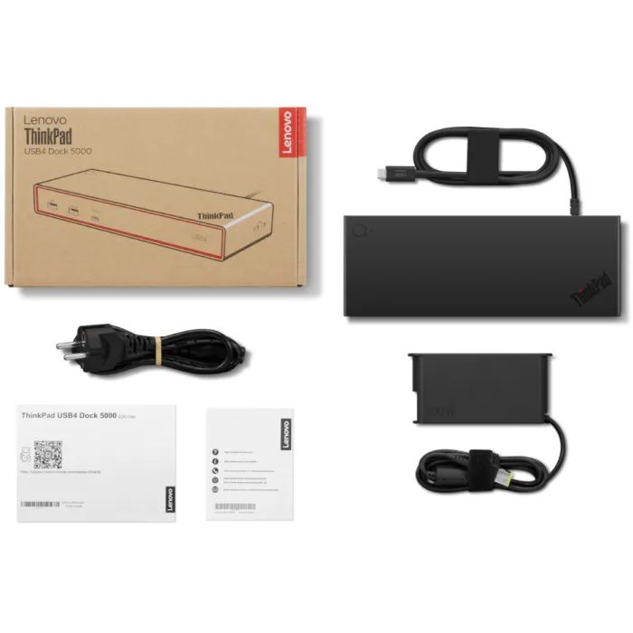 Порт-репликатор Lenovo ThinkPad USB4 Dock 5000 (40BF0100EU) изображение 9