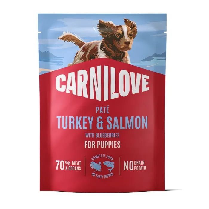 Консервы для собак Carnilove Turkey & Salmon with Blueberries Puppies 300 г (8595602583706)
