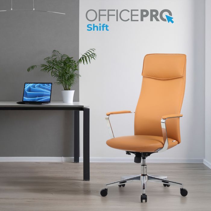 Офісне крісло OfficePro Shift OC533E Beige (OC533E) зображення 7
