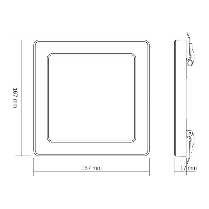 Світильник Videx DL6S 12W 3000K-4000K-6500K White (VL-DL6S-12CW) зображення 10