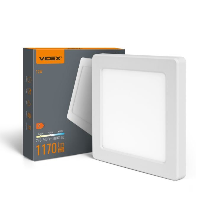 Світильник Videx DL6S 12W 3000K-4000K-6500K White (VL-DL6S-12CW)