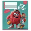 Тетрадь Школярик Hey dude 12 листов клетка (012-3668K)