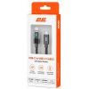 Дата кабель USB-C to USB-C 1.0m PD 100W Digital Display black 2E (2E-CC100-BL) изображение 2