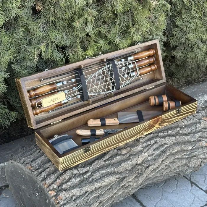 Набор для барбекю Metalzavod Майстер BBQ темний (PN-BBQ-DK) изображение 3