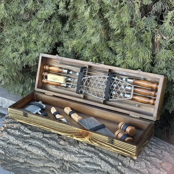 Набор для барбекю Metalzavod Майстер BBQ темний (PN-BBQ-DK) изображение 4