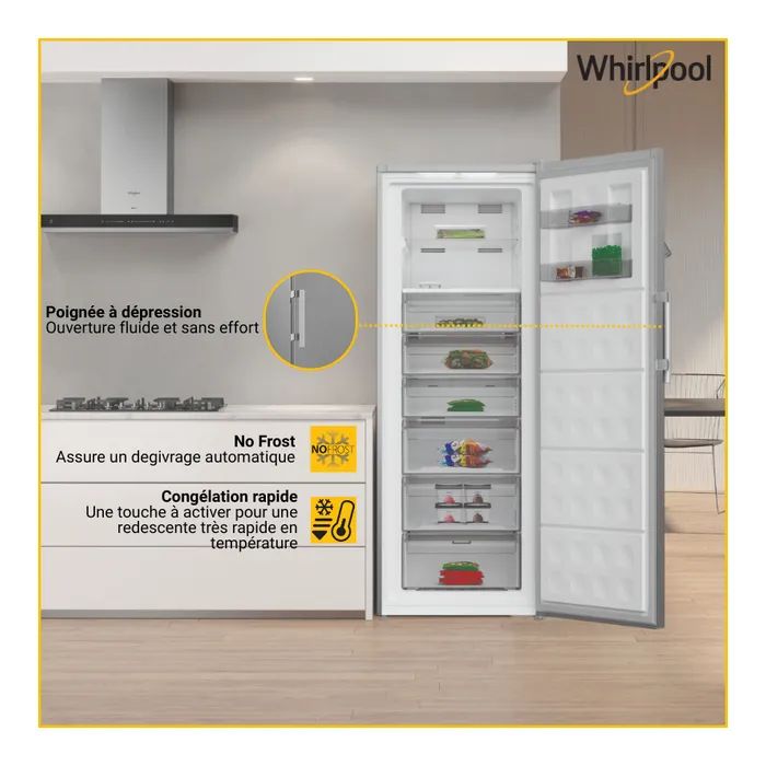 Морозильная камера Whirlpool WHFF6403X4E изображение 7