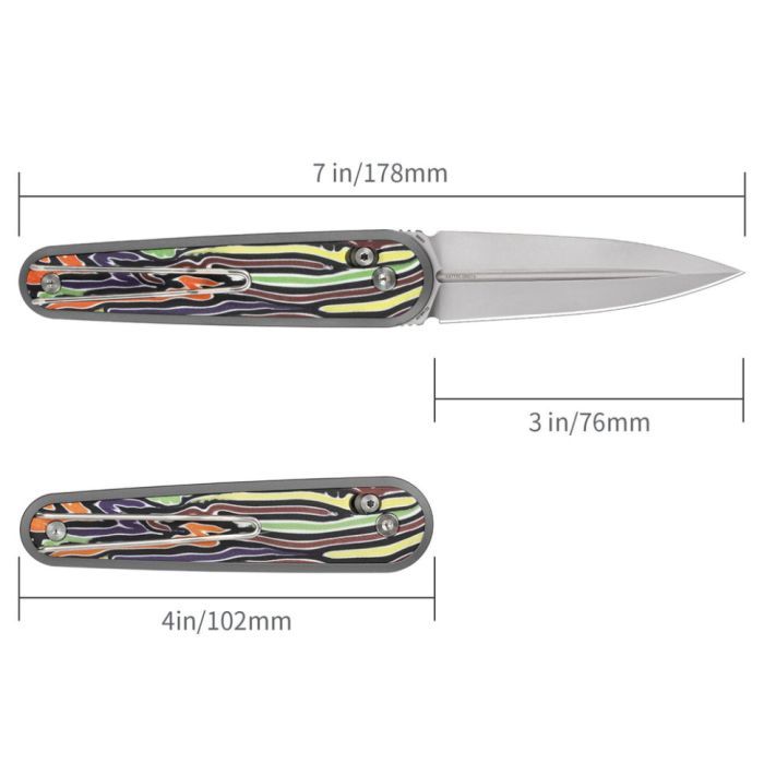 Нож SRM Twin, Color G10, Stonewash (251MB-GX) изображение 9