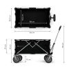 Коляска Kinderkraft Rollster Mystic складная туристическая тележка Black (KSROLL00BLK0000) (5902533928736) изображение 5