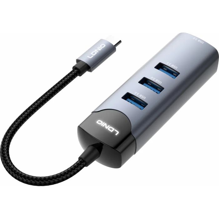 Концентратор LDNIO USB-C to 4xUSB 3.0 (DS-134C) изображение 5