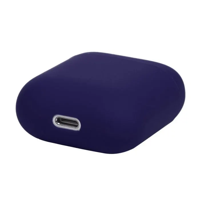 Чохол для навушників BeCover Silicon для Apple AirPods Dark Blue (703345) зображення 3