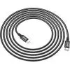 Дата кабель USB-C to Lightning 2.0m 3A 20W nylon X14 black HOCO (6931474752208) изображение 3