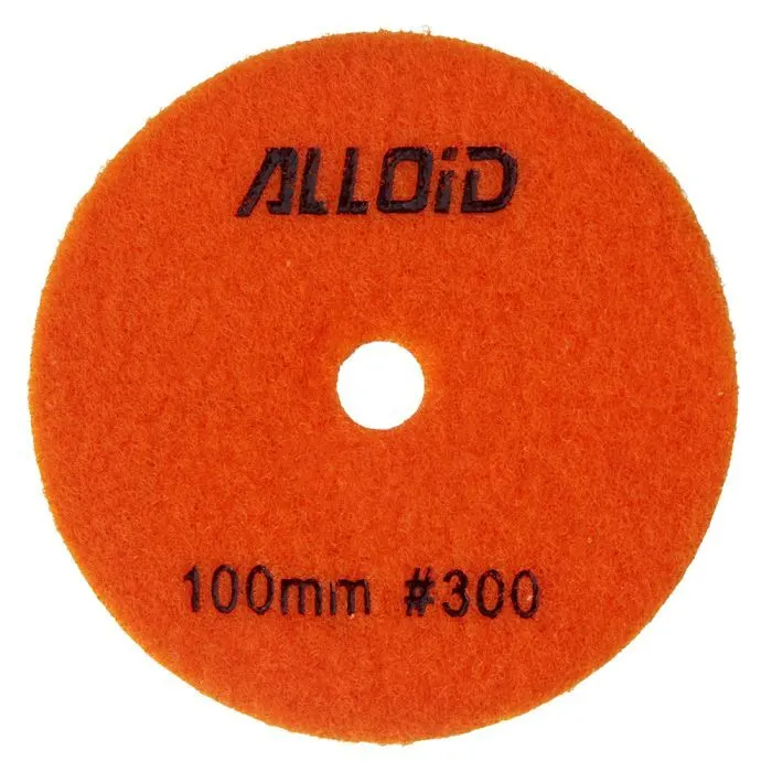 Круг зачистной Alloid Pro, алмазный, шлифовальный, на липучке, STAR, 100мм, зерно 300 (DD-63373)