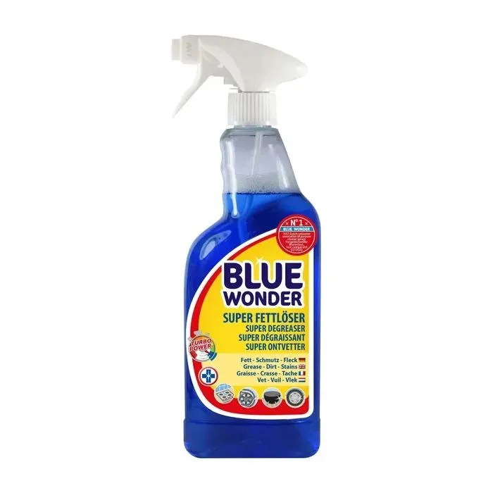 Спрей для чищення кухні Blue Wonder Супер знежирювач 750 мл (8712038000694)