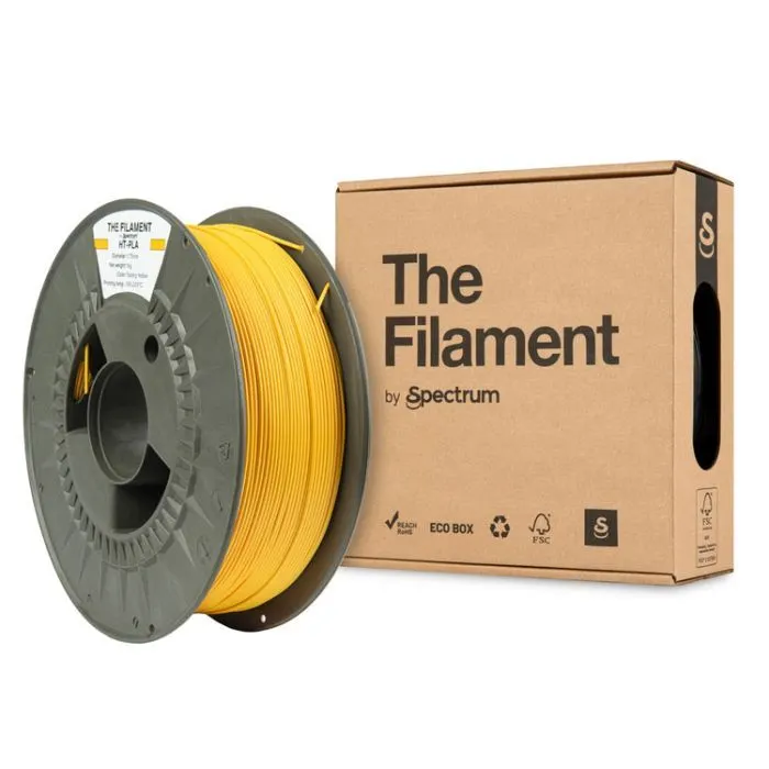 Пластик для 3D-принтера The Filament HT-PLA 1.75mm 1kg Tooling Yellow (TF-24144) зображення 3