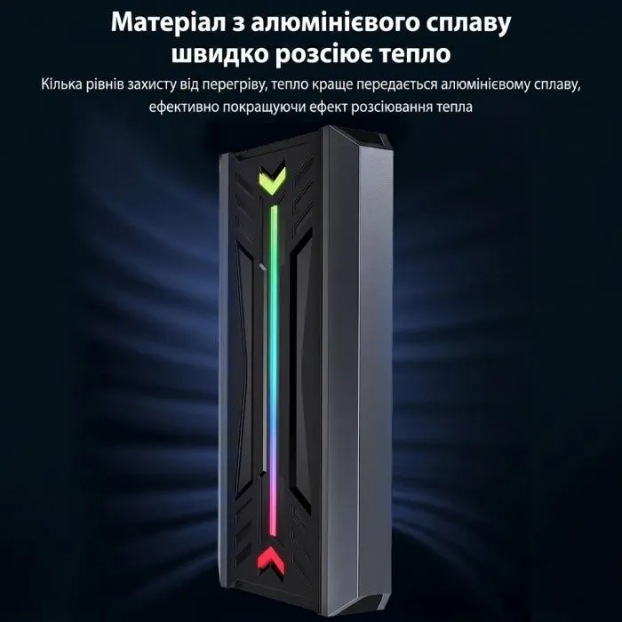 Карман внешний Dynamode M.2 SSD NVMe/SATA to USB-C USB 3.2 Gen2 tool-free (DM-CAD-SSD16) изображение 8