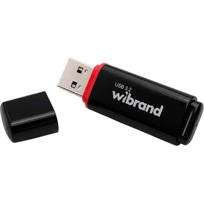 USB флеш накопитель Wibrand 32GB Scarab Black USB 3.2 (WI3.2/SC32P11B) изображение 2