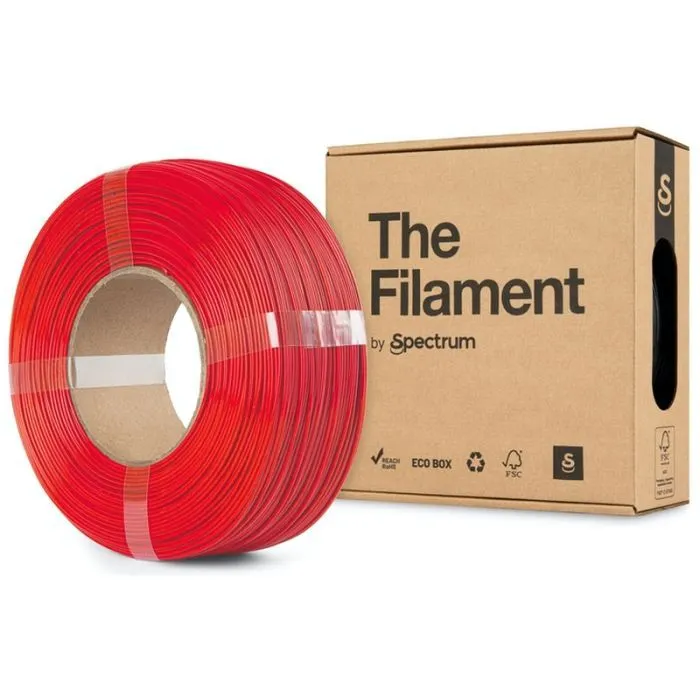 Пластик для 3D-принтера The Filament PLA 1.75mm 1kg ReFill RED, TECHNICAL (TF-24046) изображение 3