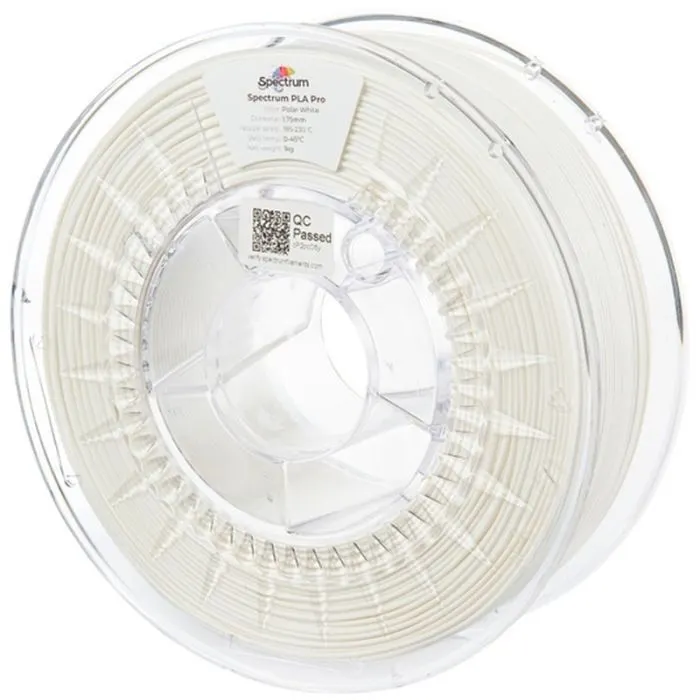 Пластик для 3D-принтера Spectrum PLA Pro 1.75mm 1kg White, Polar (80102)