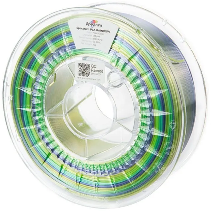 Пластик для 3D-принтера Spectrum PLA Silk Rainbow 1.75mm 1kg Frost Gloss (81019)