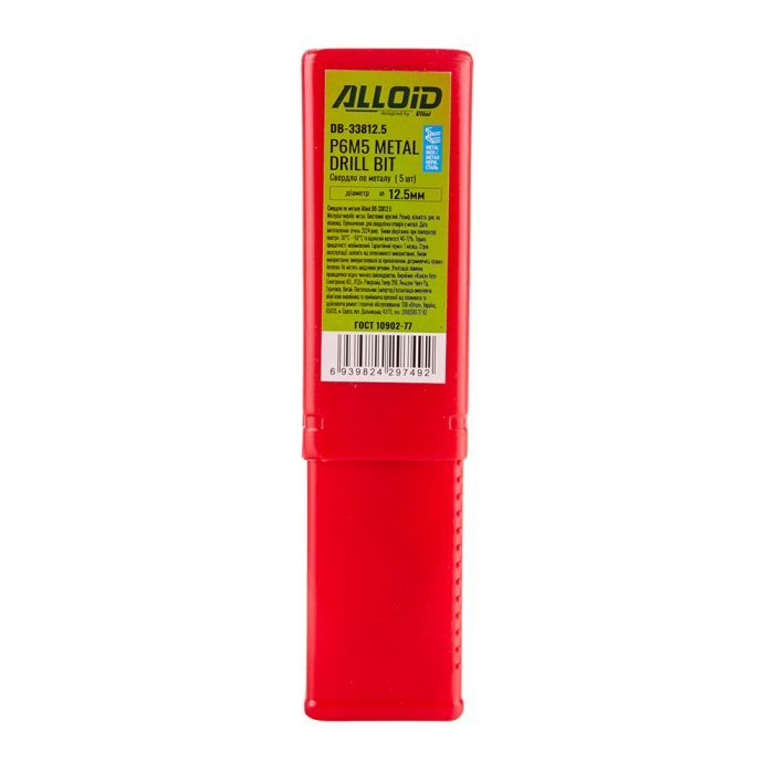 Сверло Alloid по металлу, 4.5мм, DIN338 (DB-3384.5) изображение 3