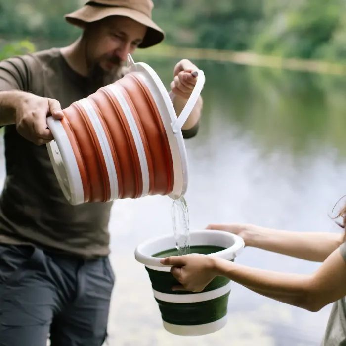 Відро складане Tribe Water Bucket 5 л olive (T-FJ-0047-olive) зображення 6