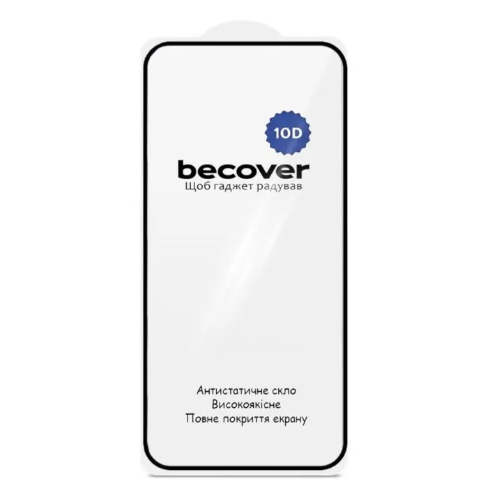 Скло захисне BeCover 10D Oppo A6x Black (716109) зображення 3