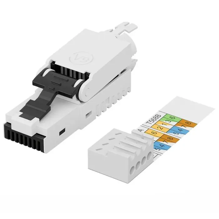 Конектор RJ45 cat.6A UTP 8P8C, tool-free, 1pcs Digitus (DN-93633)