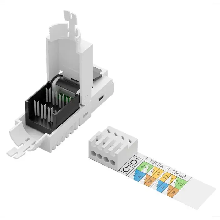 Конектор RJ45 cat.6A UTP 8P8C, tool-free, 1pcs Digitus (DN-93633) зображення 5