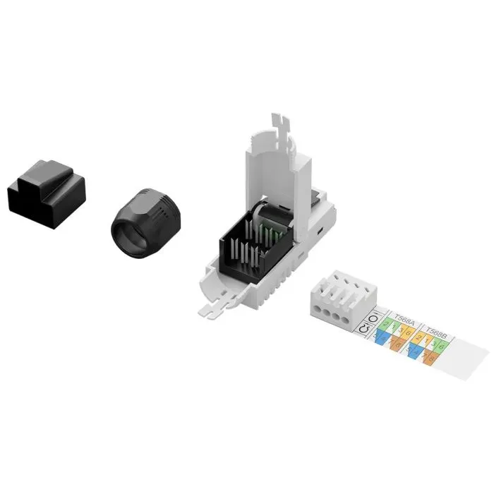 Конектор RJ45 cat.6A UTP 8P8C, tool-free, 1pcs Digitus (DN-93633) зображення 6