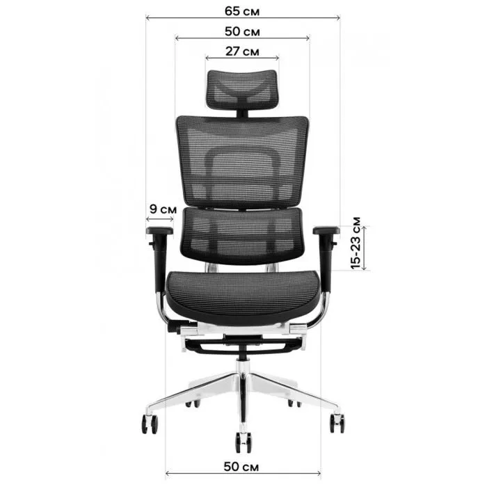 Офісне крісло GT Racer X-802L Light Gray (X-802L Light Gray (W17-1)) зображення 9