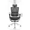 Офісне крісло GT Racer X-802L Light Gray (X-802L Light Gray (W17-1)) зображення 9