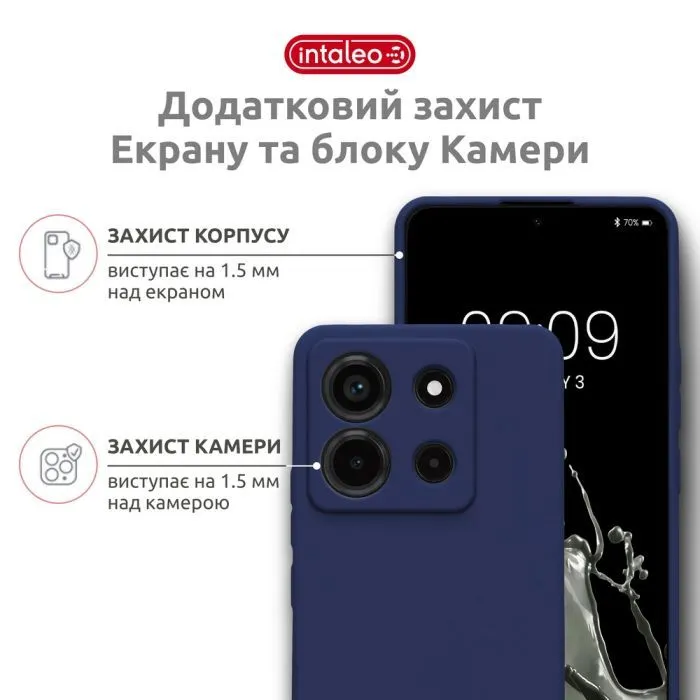 Чохол до мобільного телефона Intaleo SoftShell Moto G15/G15 Power Blue (1283126632334) зображення 3