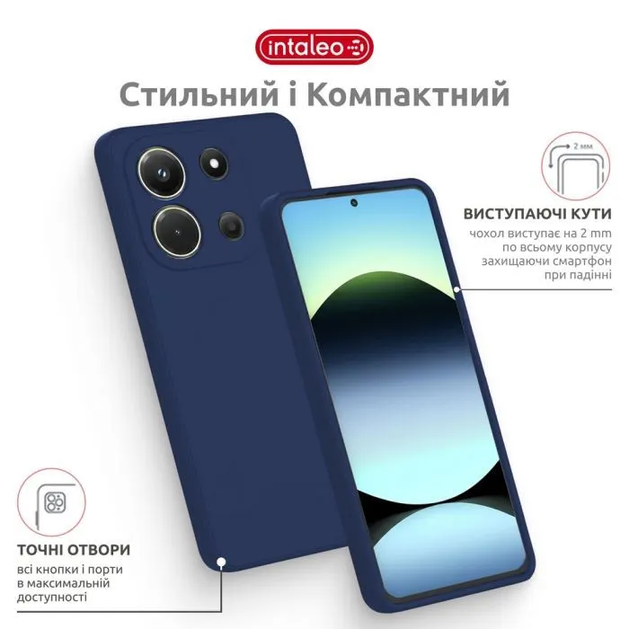 Чохол до мобільного телефона Intaleo SoftShell Moto G15/G15 Power Blue (1283126632334) зображення 4