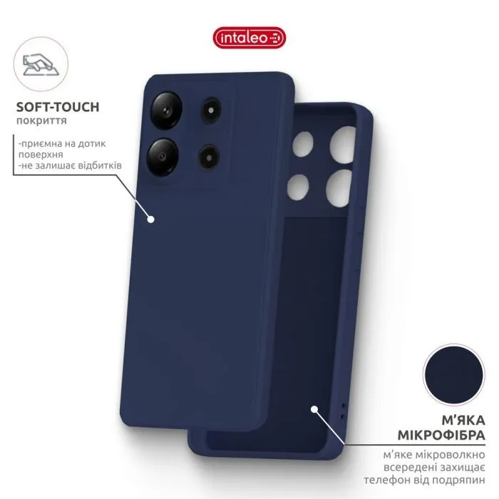 Чохол до мобільного телефона Intaleo SoftShell Moto G15/G15 Power Blue (1283126632334) зображення 5