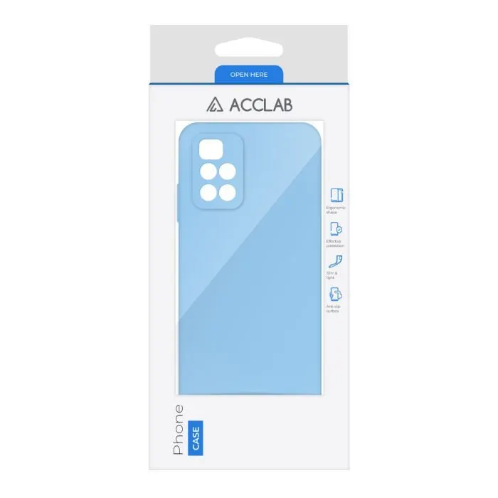 Чохол до мобільного телефона ACCLAB SoftShell Xiaomi Redmi 10 Light Blue (1283126567834) зображення 2