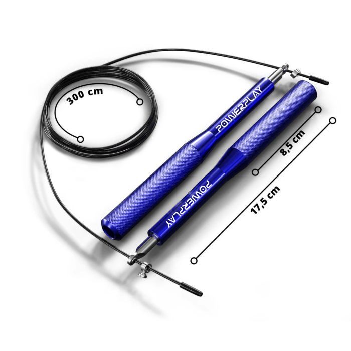 Скакалка PowerPlay 4207 Elite Jump Rope 3m Purple (PP_4207_Purple) зображення 4