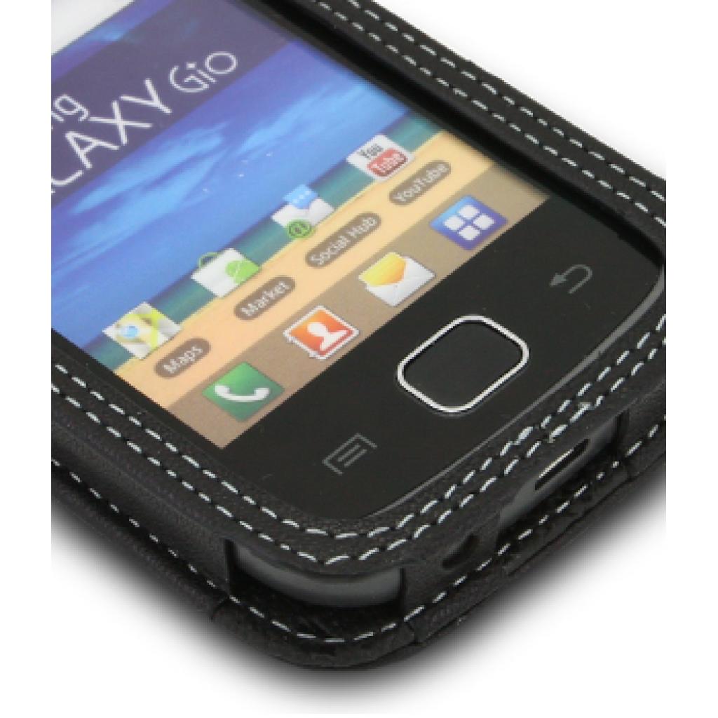 Чохол до мобільного телефона Melkco для Samsung S5660 Galaxy Gio black (SS5660LCFT1BK) зображення 6