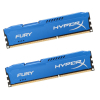 Модуль пам'яті для комп'ютера DDR3 8Gb (2x4GB) 1866 MHz HyperX Fury Blu Kingston Fury (ex.HyperX) (HX318C10FK2/8)