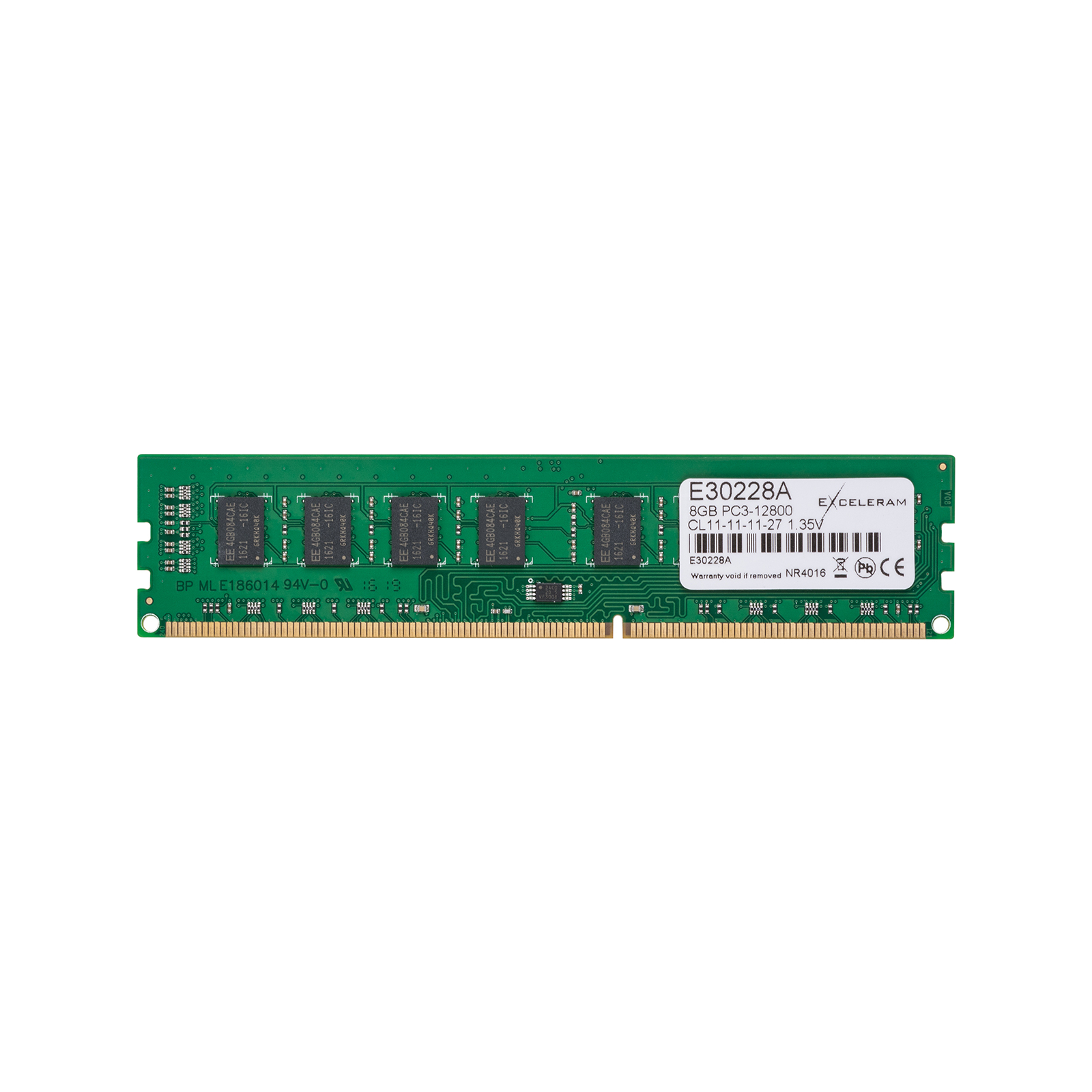 Модуль пам'яті для комп'ютера DDR3L 8GB 1600 MHz eXceleram (E30228A) зображення 2