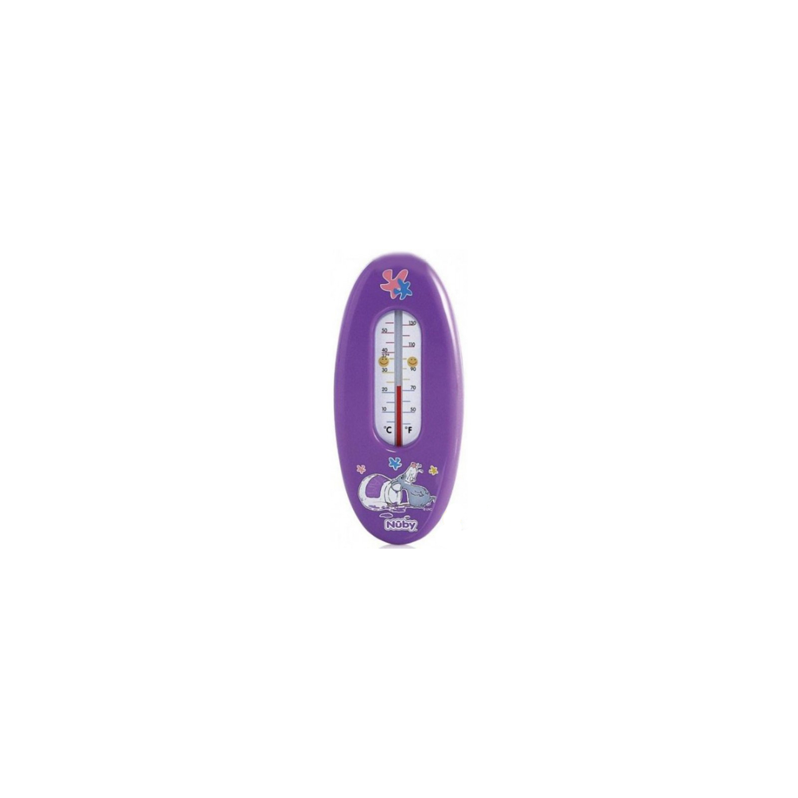 Термометр для воды Nuby для воды, 0м+, фиолетовый с мышкой (4615-3)
