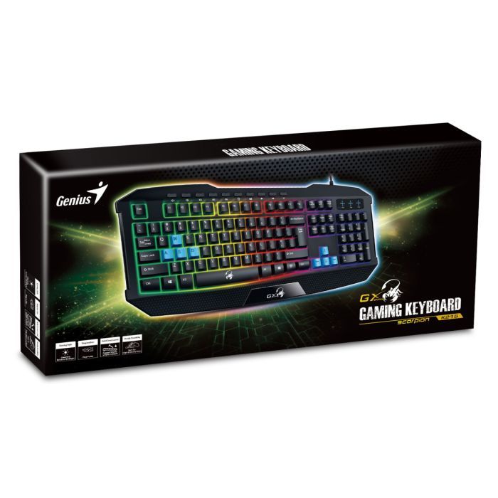 Клавиатура Genius Scorpion K215 Black UKR USB (31310474105) изображение 5