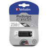 USB флеш накопитель Verbatim 256GB PinStripe Black USB 3.0 (49320) изображение 5