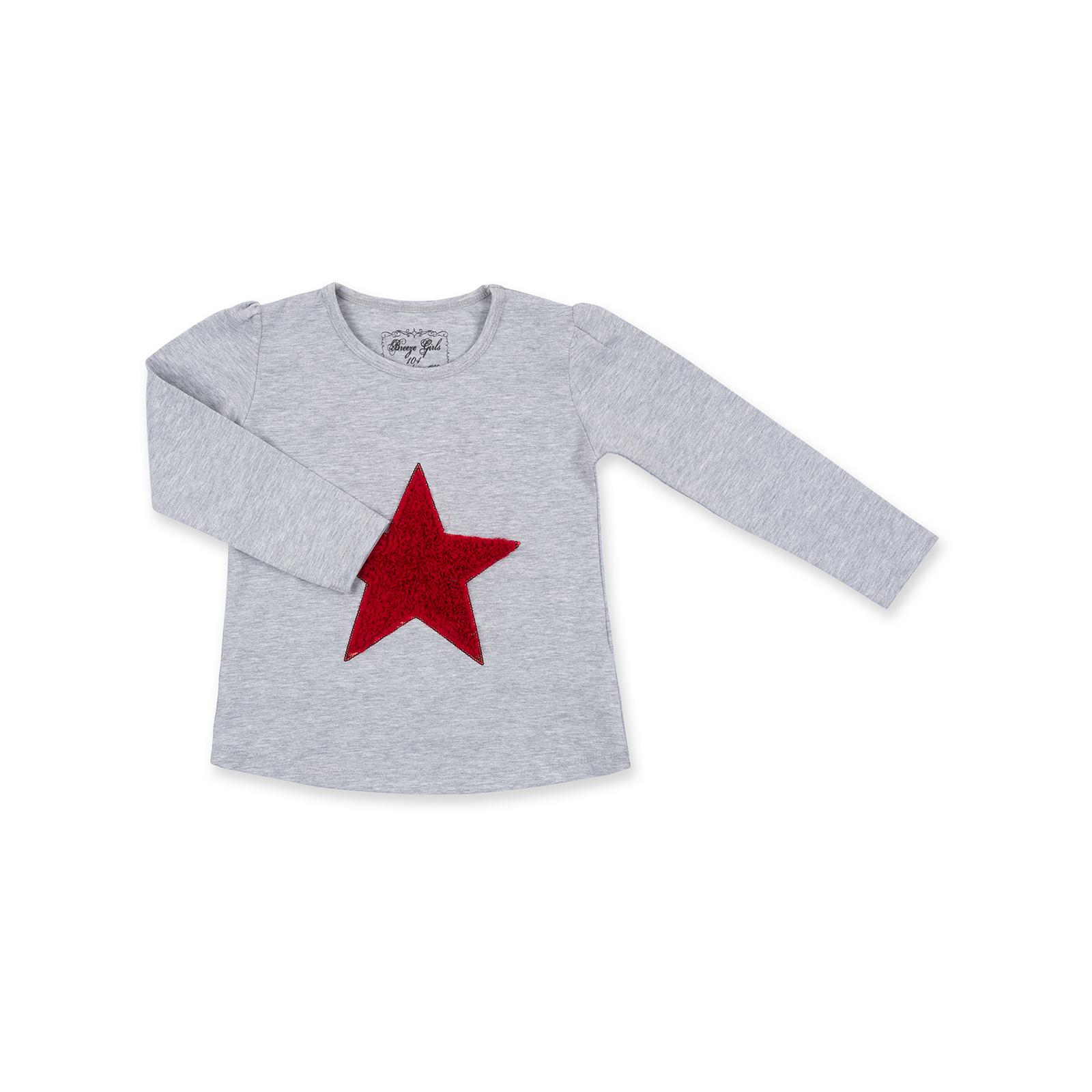 Набор детской одежды Breeze с объемной аппликацией (8401-98G-gray) изображение 2
