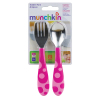 Набір дитячого посуду Munchkin Ложка + вилка рожеві (011404.02) зображення 2