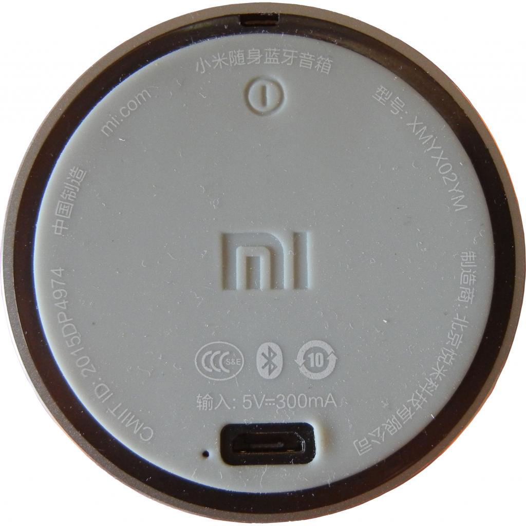 Акустическая система Xiaomi Mi Portable Bluetooth Speaker Grey изображение 4