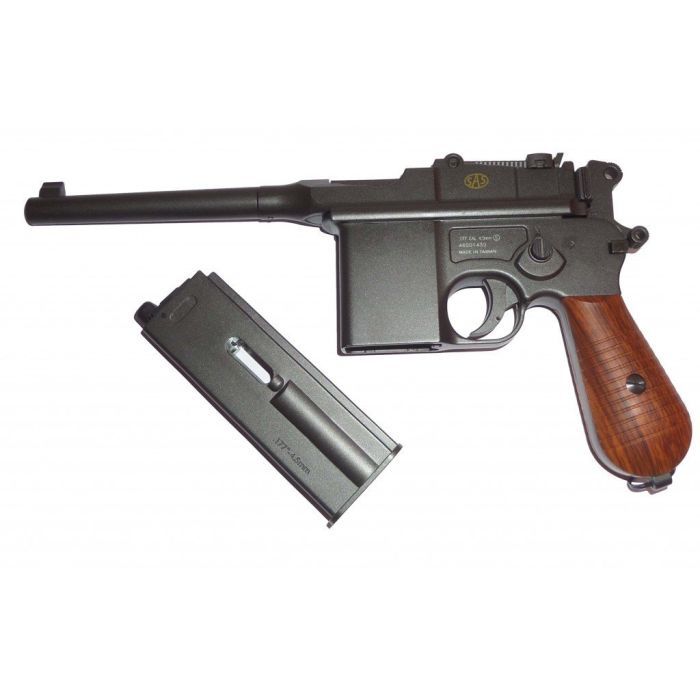 Пневматичний пістолет SAS Mauser M.712 4,5 мм Blowback (KMB18DHN) зображення 4